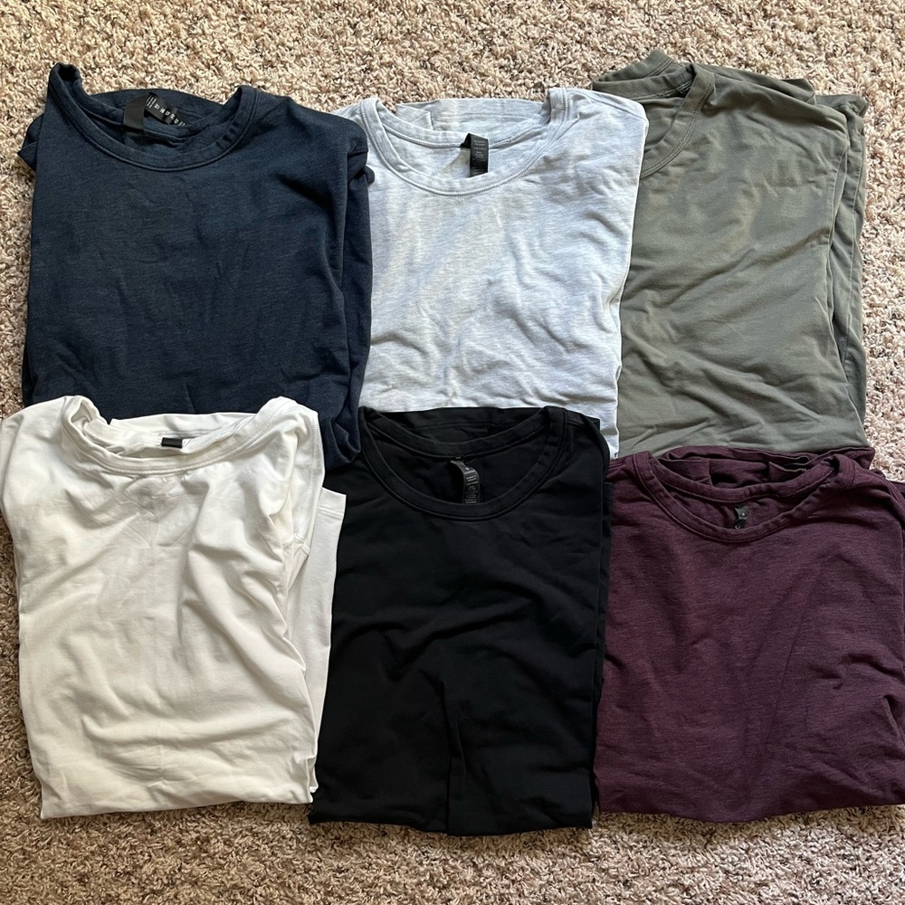 Lululemon 5 Year Basic Tee (6 pack). Size Medium. Like New.